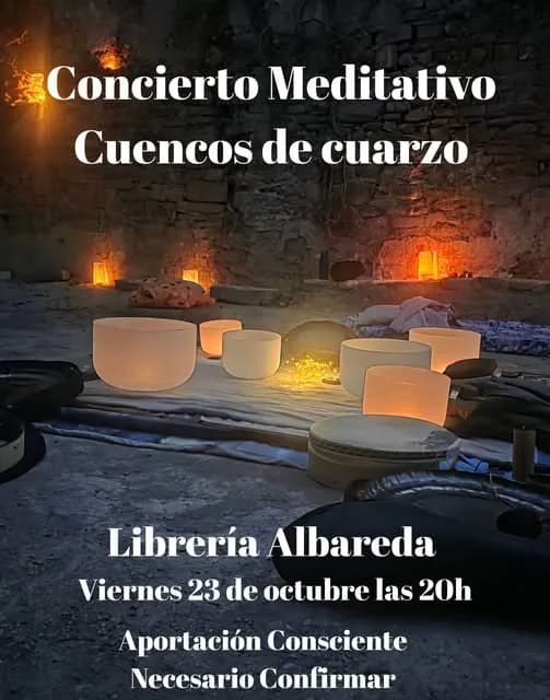 Concierto meditativo con cuencos de cuarzo