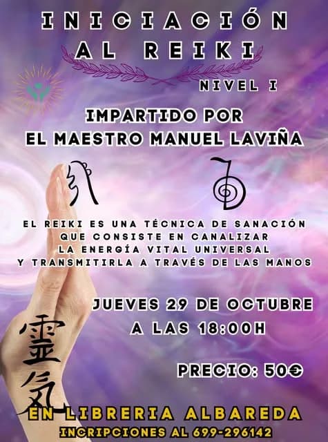 Iniciación al Reiki (Nivel I)
