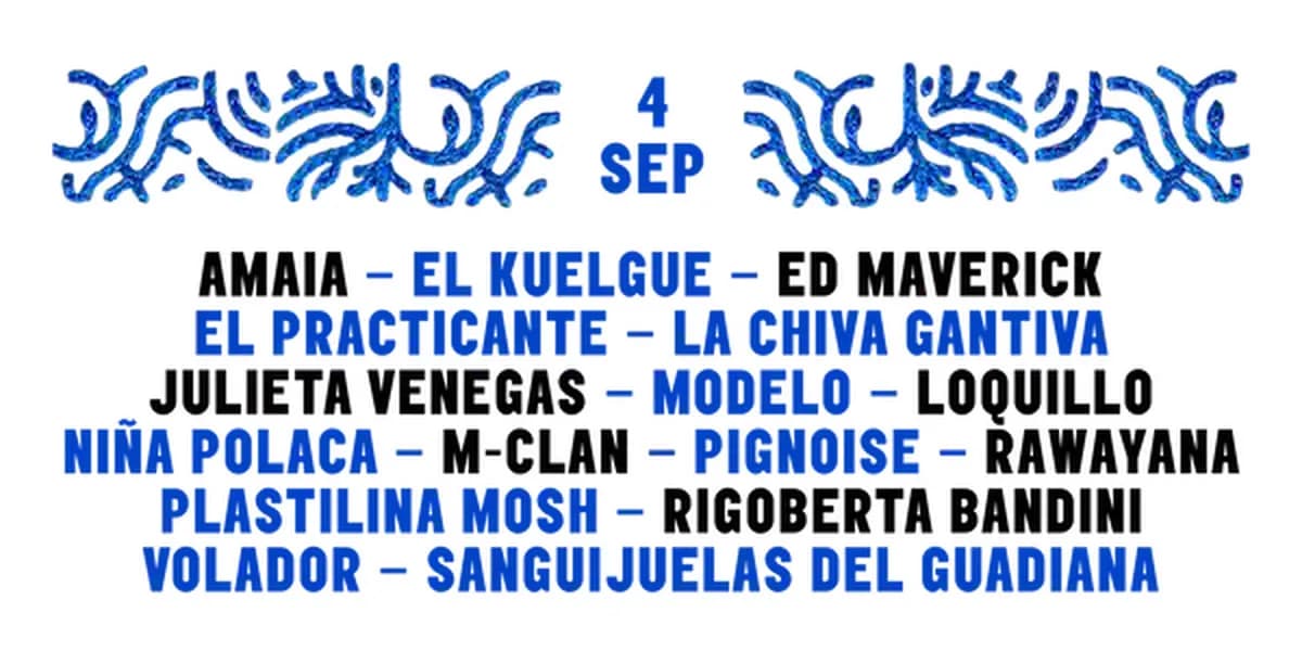 Vive Latino Zaragoza 2026 · viernes 4 de septiembre