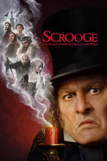 Cartel de Scrooge y los fantasmas de la Navidad