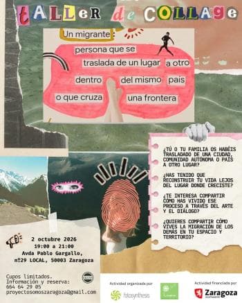 Migraciones invisibles: Taller de collage analogico