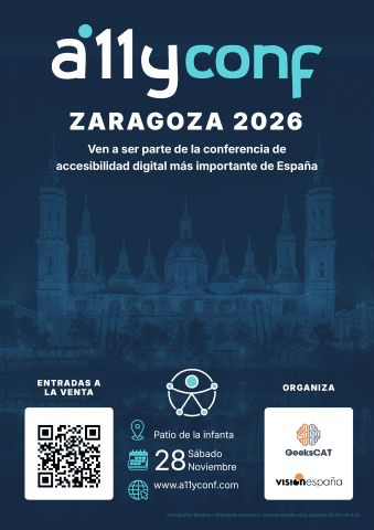 a11yConf Zaragoza 2026 - Conferencia de accesibilidad digital