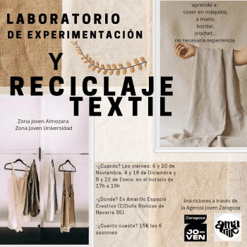 Laboratario de experimentación y reciclaje textil