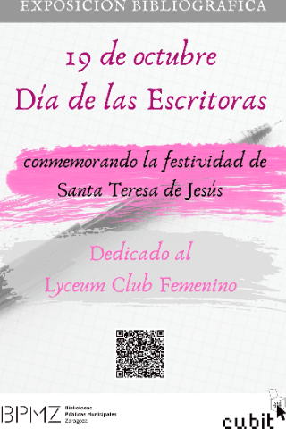 Exposición bibliográfica con motivo del Día de las Escritoras
