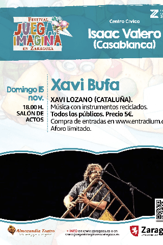 Juega e Imagina 2026: Xavi Bufa. Xavi Lozano