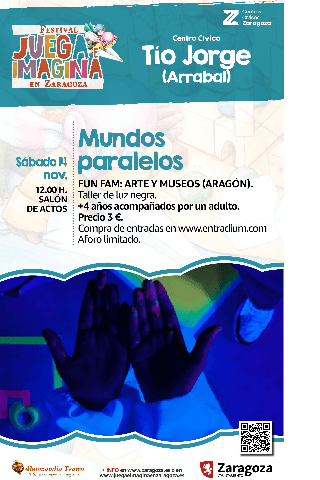 Juega e Imagina. Taller. Mundos Paralelos. Fun Fam: Arte y Museos.