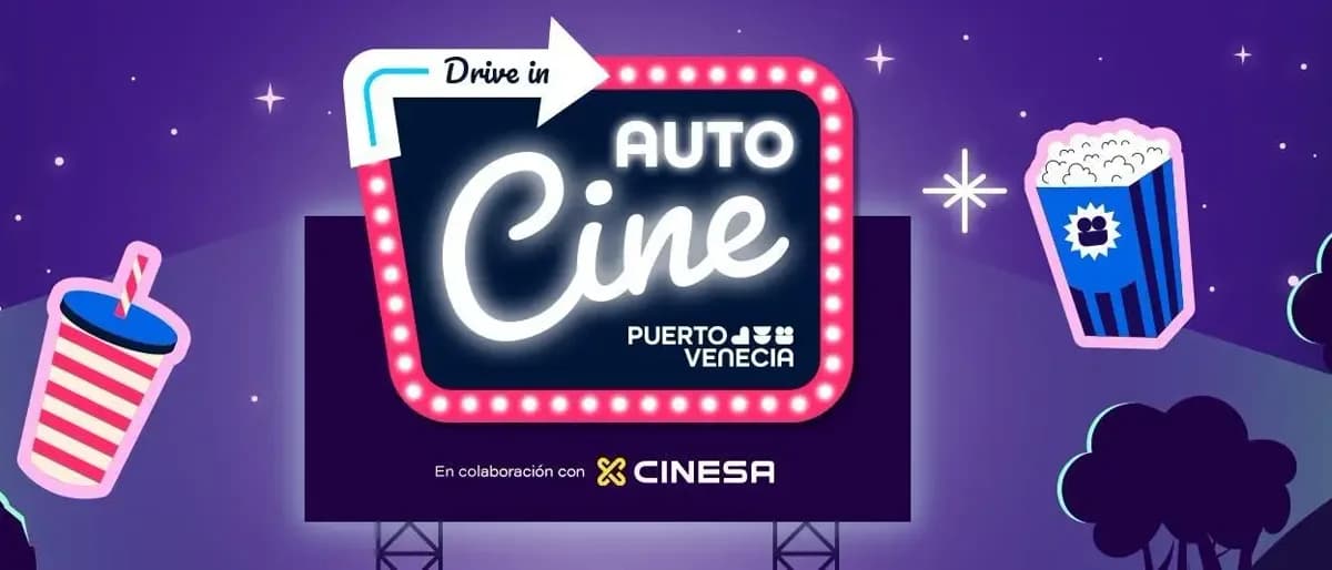 Autocine de verano en Puerto Venecia