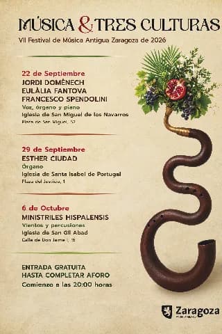 MÚSICA & TRES CULTURAS. Jordi Domènech, Eulàlia Fantova y Francesco Spendolini: De la sacristía al escenario