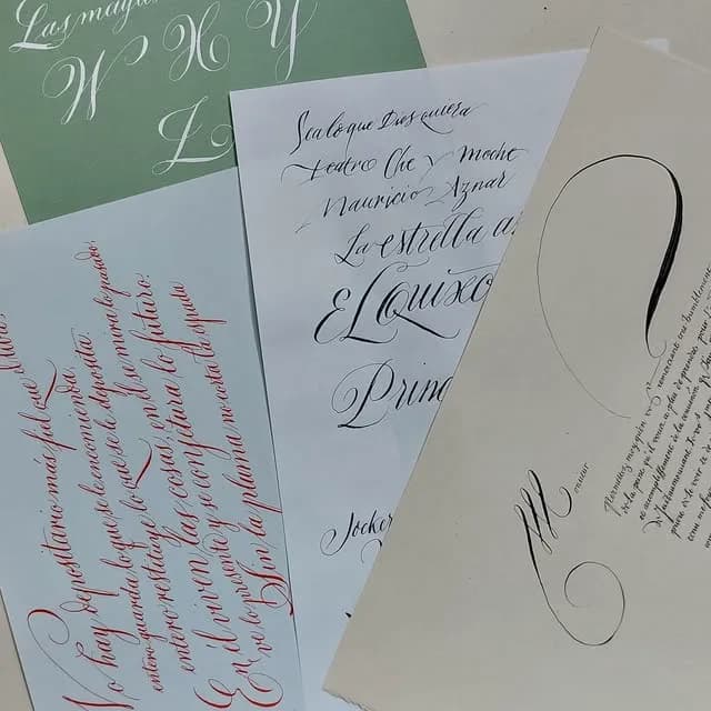 Taller de caligrafía: letra inglesa (copperplate)