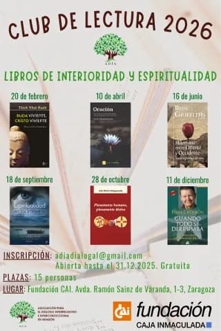 Un Club de Lectura de libros de interioridad y espiritualidad.