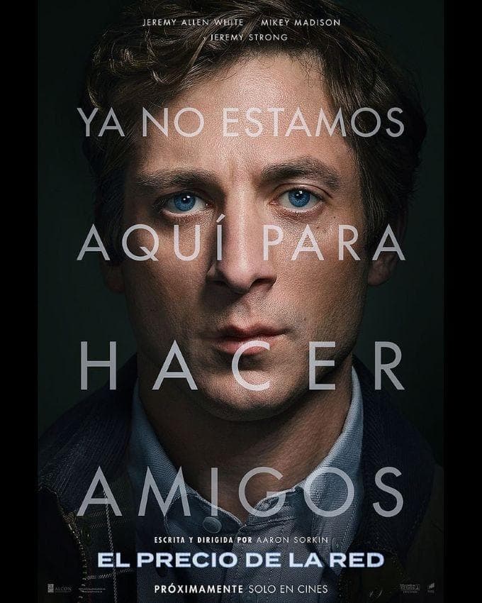 Cartel de El precio de la red