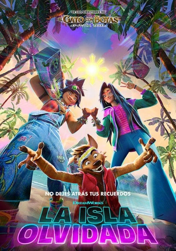 Cartel de La isla olvidada