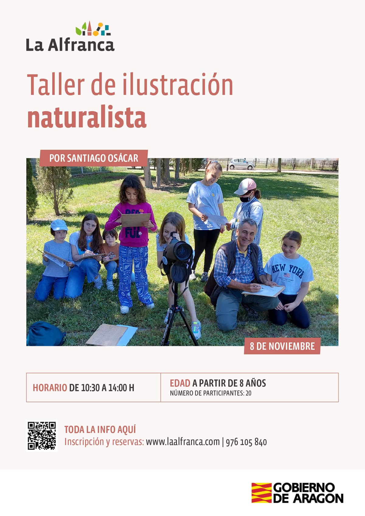 Taller de ilustración naturalista infantil y juvenil, con Santiago Osácar