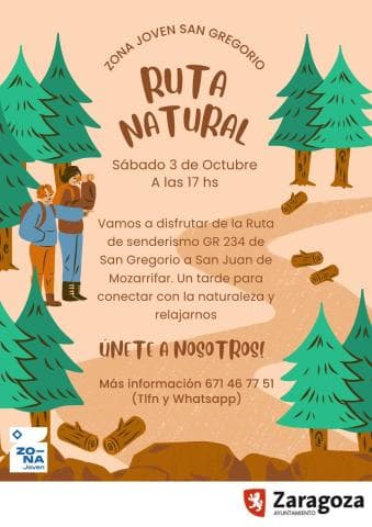Paseo Natural San Gregorio - San Juan de Mozarrifar