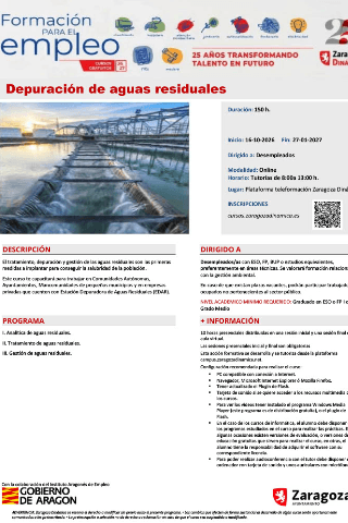 Curso "Depuración de aguas residuales"