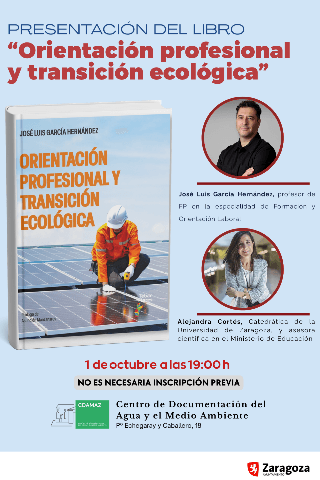 Presentación del libro "Orientación profesional y transición ecológica", de José Luis García Hernández