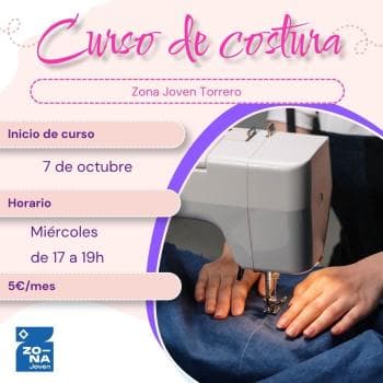 ¡Arregla tus prendas! Curso de costura