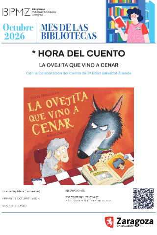Cuentacuentos "La ovejita que vino a cenar" en colaboración con el Centro de Convivencia de Mayores Salvador Allende