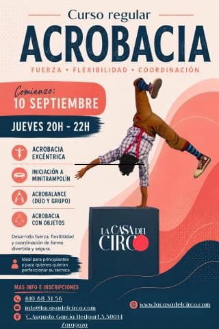 Curso Regular de Acrobacia