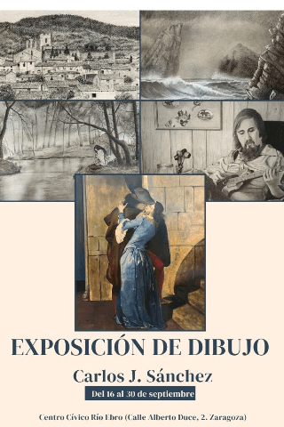 Exposición de dibujos.Carlos J. Sánchez