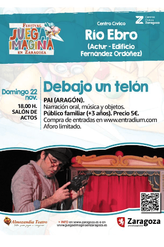 Juega e imagina: DEBAJO UN TELÓN. Oswaldo PAI (Aragón)