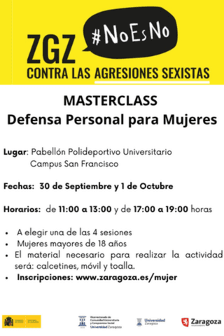Masterclass de Defensa Personal para Mujeres