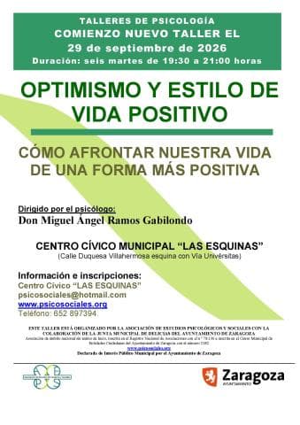 Optimismo y estilo de vida positivo