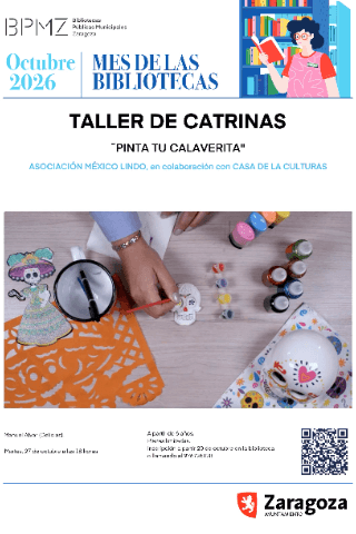 Taller de catrinas «¡Pinta tu calaverita!», en la Biblioteca Manuel Alvar