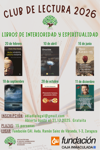 Un Club de Lectura de libros de interioridad y espiritualidad.