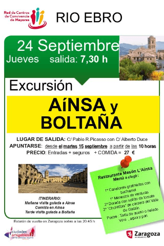 Excursión a Ainsa y Boltaña