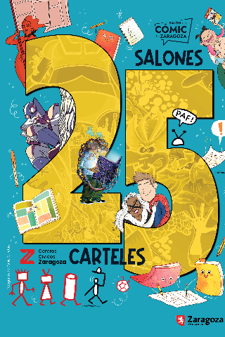 Exposición 25 años del Salón del Cómic de Zaragoza