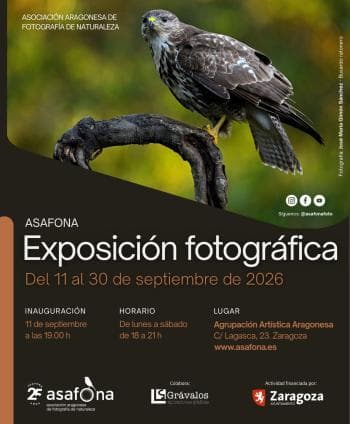 Exposición de fotografía de naturaleza ASAFONA 2026