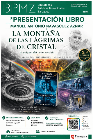 Presentación del libro "La montaña de las lágrimas de cristal" de Manuel Antonio Navascuez Aznar.