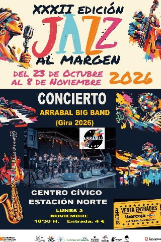 ARRABAL BIG BAND. Gira 2026 32º Festival Jazz al Margen.