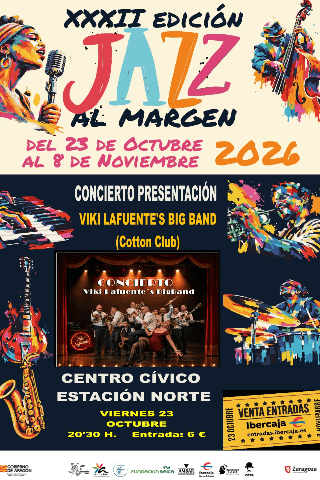 Concierto VIKY LAFUENTE'S BIG BAND (Cotton Club) 32º Festival Jazz al Margen.