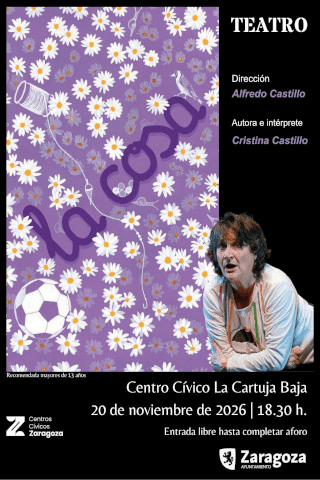 La Cosa. Teatro con Cristina Castillo.
