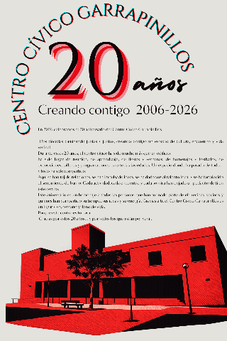 20 años · Centro Cívico Garrapinillos