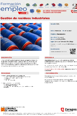 Curso "Gestión de residuos industriales"
