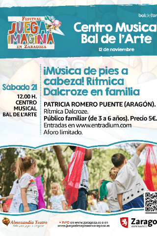 ¡Música de Pies a Cabeza!. Rítmica Dalcroze en Familia. Patricia Romero Puente (Aragón).