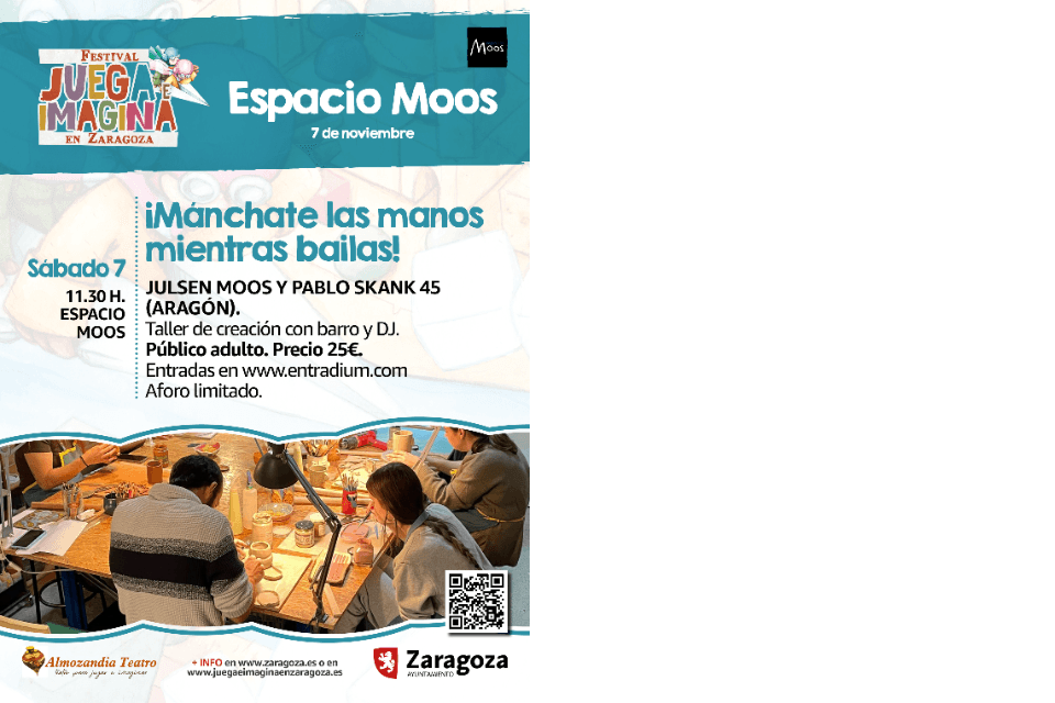 Juega e Imagina 2026: ¡Mánchate las Manos Mientras Bailas!. Julsen Moos y Pablo Skank 45 (Aragón).
