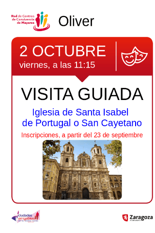 Visita Guiada a la Iglesia de Santa Isabel de Portugal (San Cayetano)