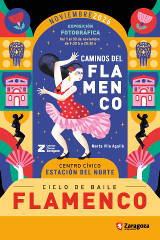 Exposición fotográfica: "CAMINOS DEL FLAMENCO" de Marta Vila Aguilá Ciclo de Baile Flamenco Estación del Norte 2026