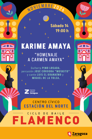 "HOMENAJE A CARMEN AMAYA" Karime Amaya. Ciclo de Baile Flamenco Estación del Norte 2026