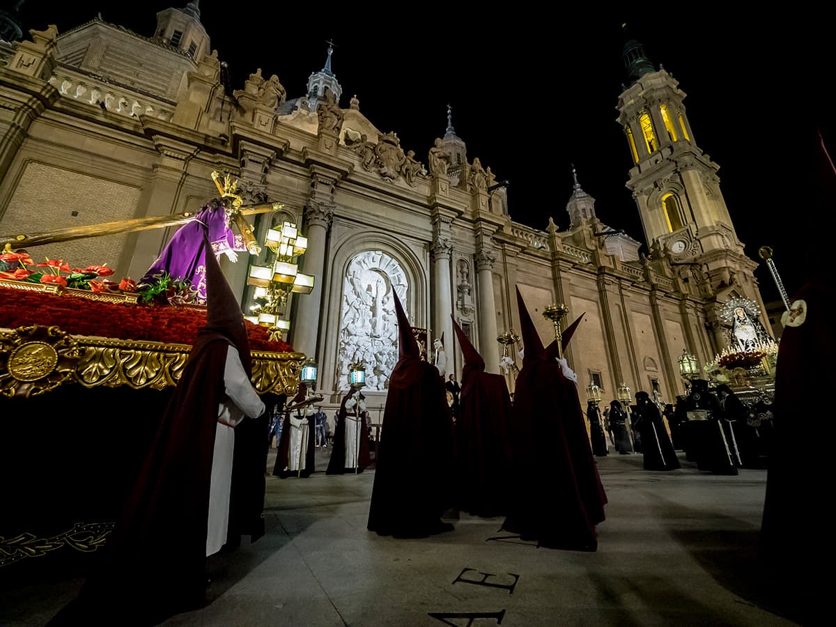 Acto inaugural del JOHC en la plaza del Pilar